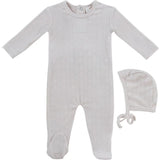 Kipp Natural Bebe Pointelle Footie Set