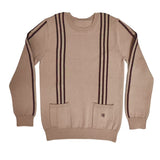 Kipp Taupe Luke Pocket Sweater