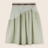 Lmn3 Fog Green Combi Rib Skirt