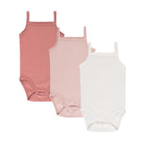 Ely's & Co Colors Spaghetti Straps 3 Pack Ribbed Undershirts