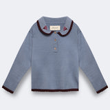 Birinit Petit Stone Knit Embroidered Sweater