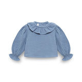 Birinit Petit Storm Blue Gauze Shirt