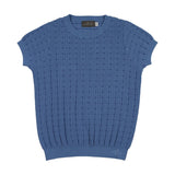 Sweet Threads Medium Blue Dennis Sweater