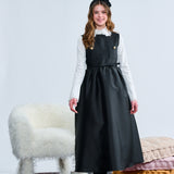 Laurent Black Belted Jumper