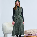 Laurent Olive Tweed Jumper
