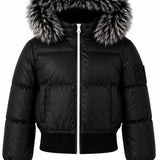 Scotch Bonnet Charcoal Teen Bomber Down Coat