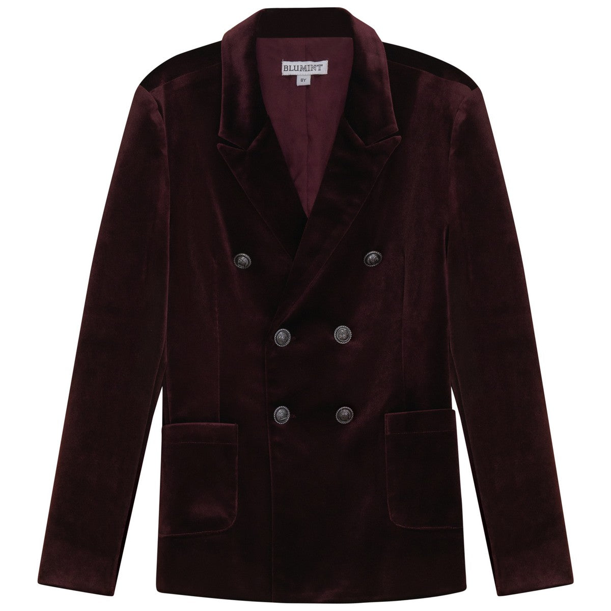 Blumint Burgundy Velvet Blazer