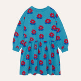 The Campamento Blue Big Flower Dress