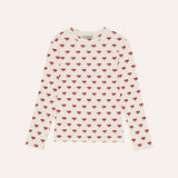 The Campamento Ecru Red Bows T-Shirt