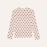 The Campamento Ecru Red Bows T-Shirt