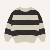 The Campamento Grey Striped Sweatshirt