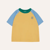 The Campamento Yellow Color Block Tshirt