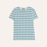 The Campamento Ecru Flowers Rib Tshirt