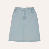 The Campamento Light Blue Denim Skirt