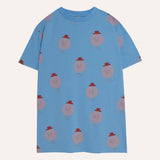 The Campamento Blue Mr. Happy Man Allover Dress
