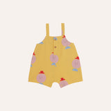 The Campamento Yellow Mr. Happy Man Romper