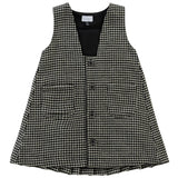 Klai Grey Pleat Houndstooth Jumper