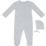 Kipp Rose Whispering Blooms Footie & Hat Set