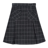 Kipp Grey Leslie Wool Skirt