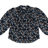 Kipp Chocolate Nola Floral Shirt