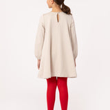 Piccola Ludo Cream Texas Dress