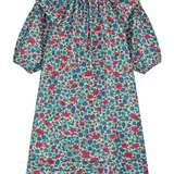 Tangerine Poppy & Daisy Liberty Dress