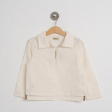 Tieit Ivory Collared Shirt