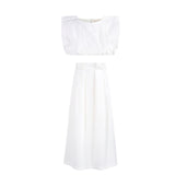 TNTRM White Seersucker Set