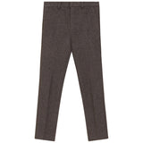 Mann Coffee Herringbone Pants