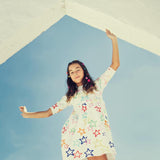 Teela Print Graffiti Star Dress