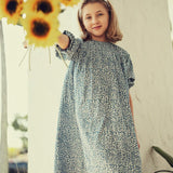 Teela Leopard Denim Dress