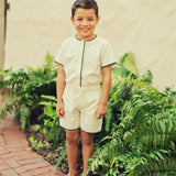 Teela Ivory Stitch Shirt