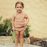 Teela Dusty Pink Collar Knit Set
