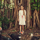 Teela Red Embroidery Dress
