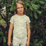 Teela Black Embroidery Boys Top