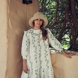 Teela Black/White Collar Dress