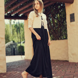 Teela Black Maxi Bow Cardigan Set
