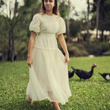 Teela Ivory Tulle Dress