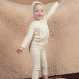 Teela Ivory Girl Side Knit Set