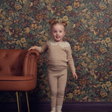 Teela Beige Lace Baby Knit Set