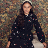 Teela Black Embroidered Set