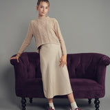 Emm Oat Slip  Skirt