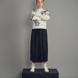 Emm White Yarn Sweater