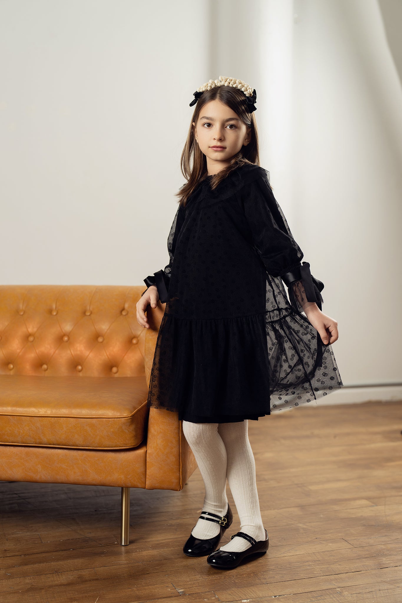 Teela Black Tulle Dress
