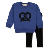 Teela Blue Pretzel Set
