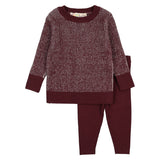 Teela Burgundy Marled Set