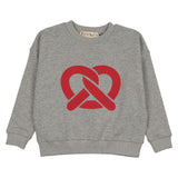 Teela Grey Pretzel Sweatshirt