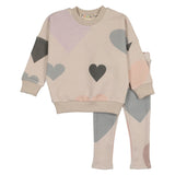 Teela Heart Sweat Set