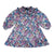 Teela Large Floral Print Smocked Yoke Dress