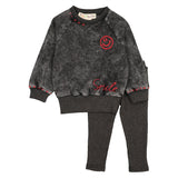 Teela Black Wash Stitch Set